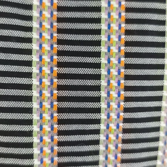 Robert Graham Shirt Men's Large Classic Fit Multicolor Stripes Button Front - Picture 7 of 12